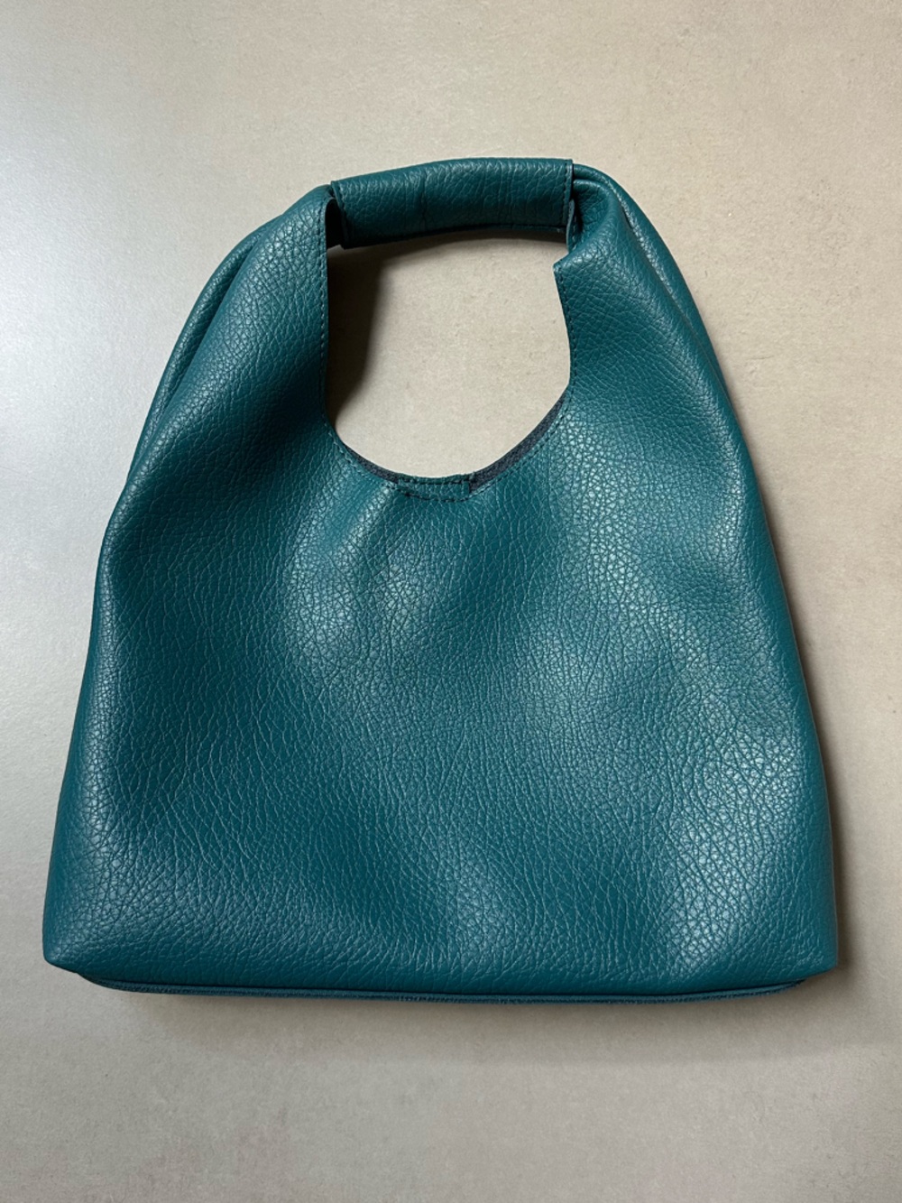 Banana Republic VEGAN LEATHER MINI SLOUCHY TOTE - teal